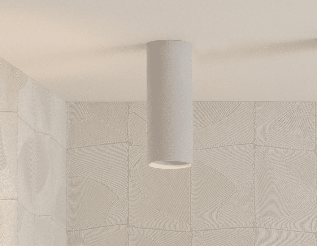 Plafonnier Led en plâtre de Paris Axis 300