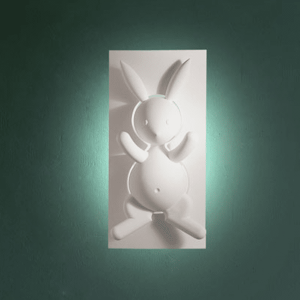 Rabbit-shaped luminaire