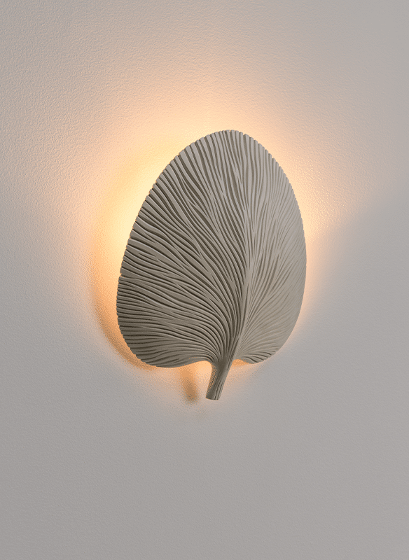 Applique Palme en plâtre