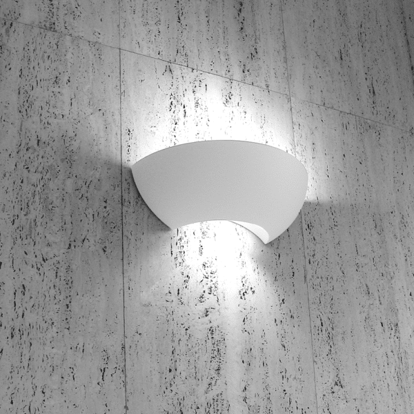 Double adjustable light wall lamp