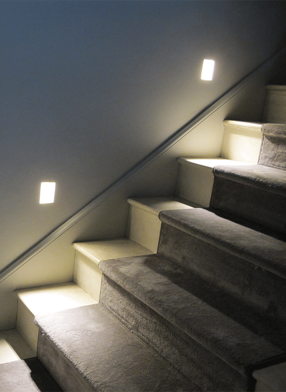 Lampe encastrable escalier