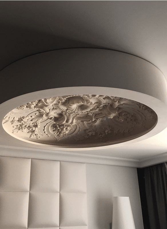 Grand plafonnier d'intérieur salon